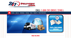 Desktop Screenshot of 247-delivery.com